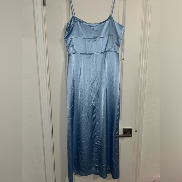Blue Silk Zara Dress - Picture 6 of 6